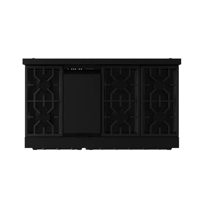 48 Inch Professional Gas Range With Pro-style Knobs In Black Gordon Ramsay Series RSG48EB