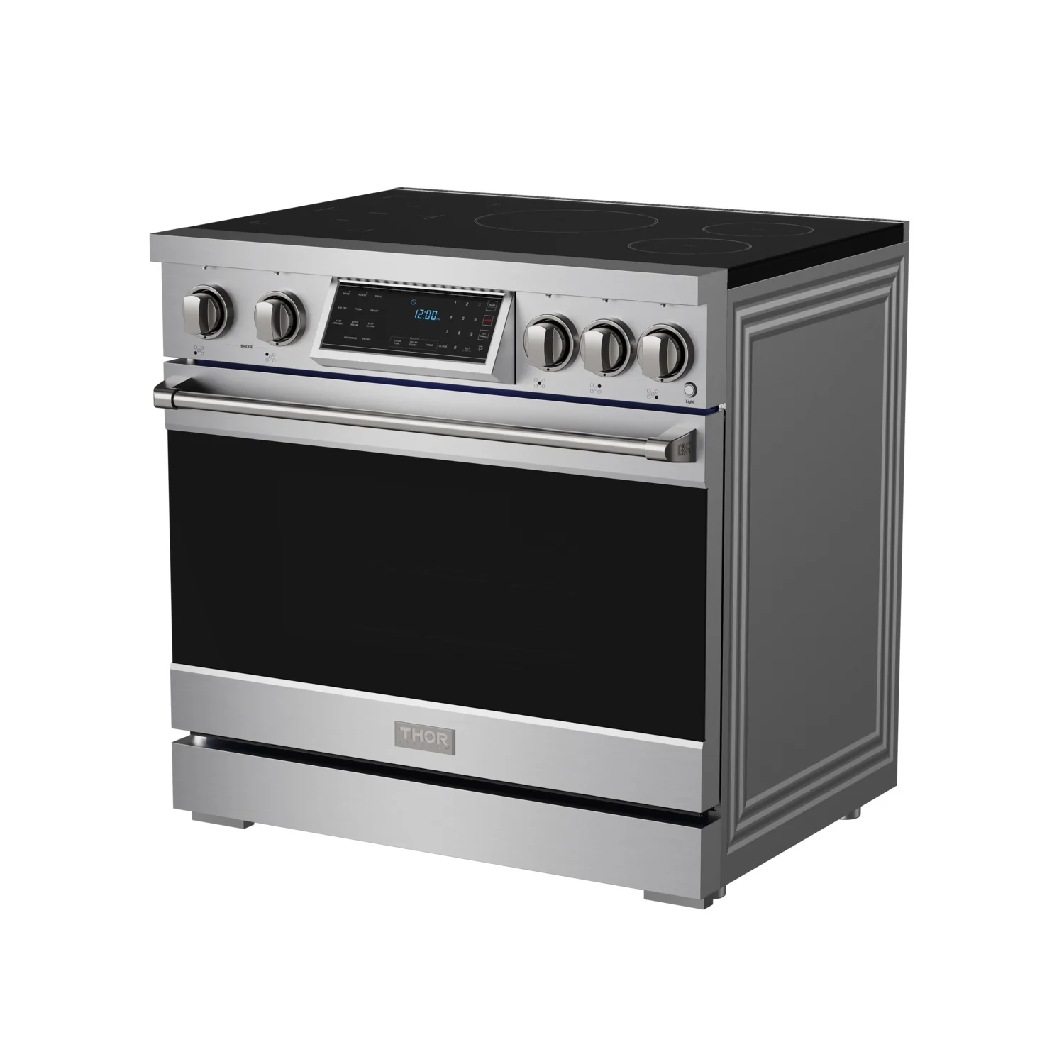 36 Inch Professional Induction Range With Tilt Panel Touch Control In Stainless Steel Gordon Ramsay Series RSI36