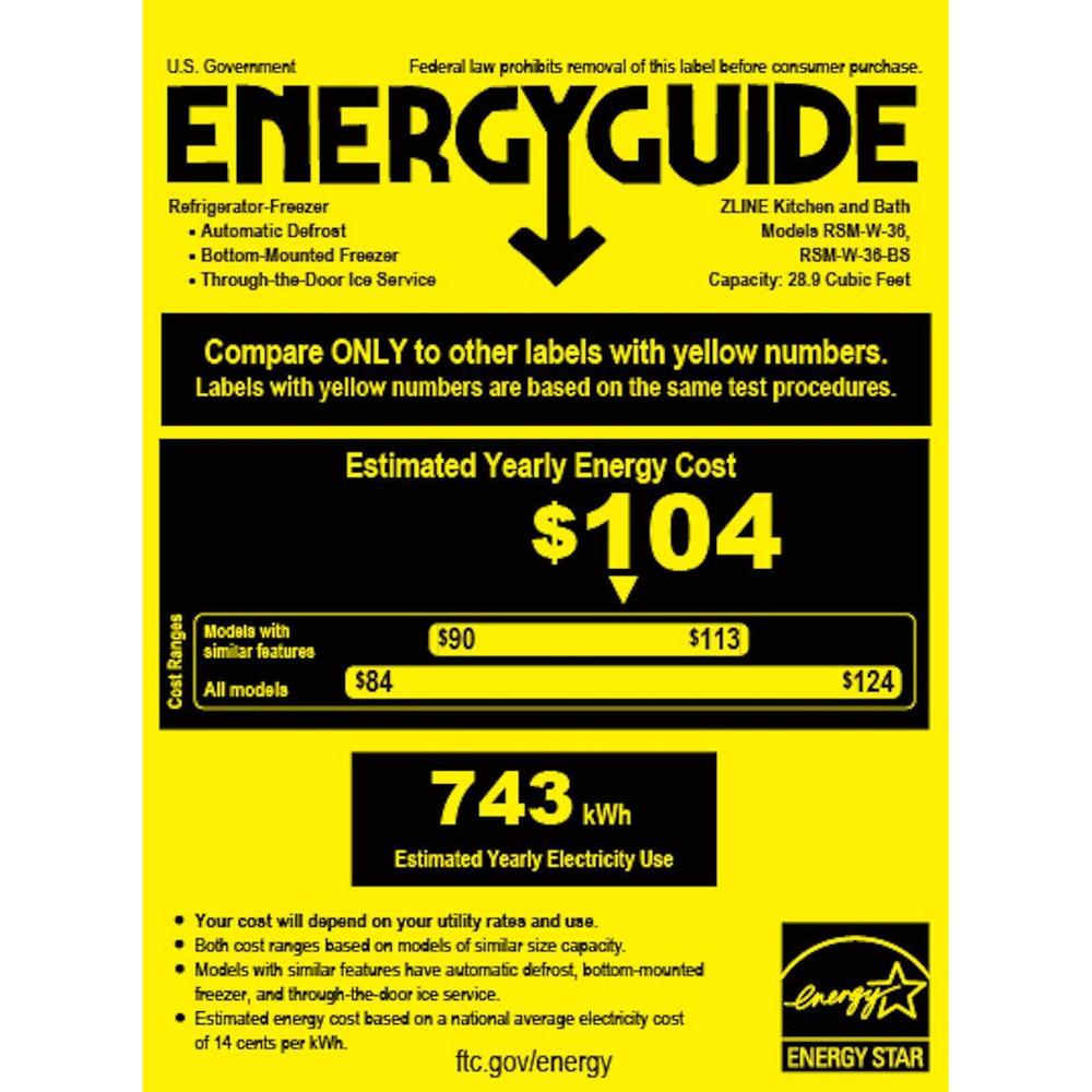 AutographEdition 36 in. 28.9 cu. ft. Standard-Depth French Door External Water Dispenser Refrigerator with Dual Ice Maker in Fingerprint Resistant Stainless Steel and Champagne Bronze Square  RSMZW36FCB