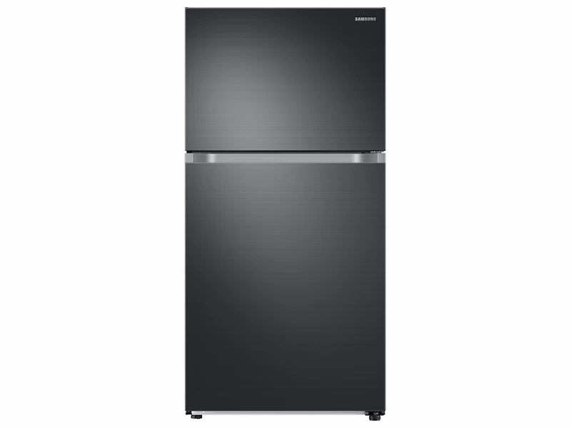 Samsung 21 cu. ft. Top Freezer Refrigerator with FlexZone Fingerprint Resistant Black Stainless Steel RT21M6213SGAA Picture 1