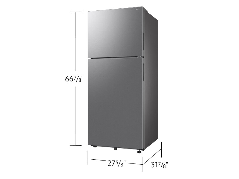18 cu. ft. Top Freezer Refrigerator with Ice Maker in Stainless Steel RT70F18LASRAA