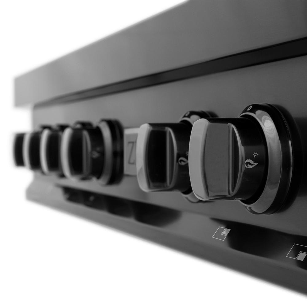 36" Porcelain Gas Stovetop with 6 Gas Brass Burners RTBBR36