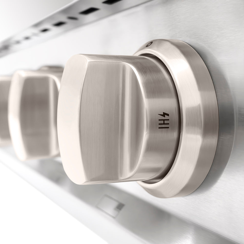 36" Porcelain Gas Stovetop with 6 Gas Brass Burners RTBR36