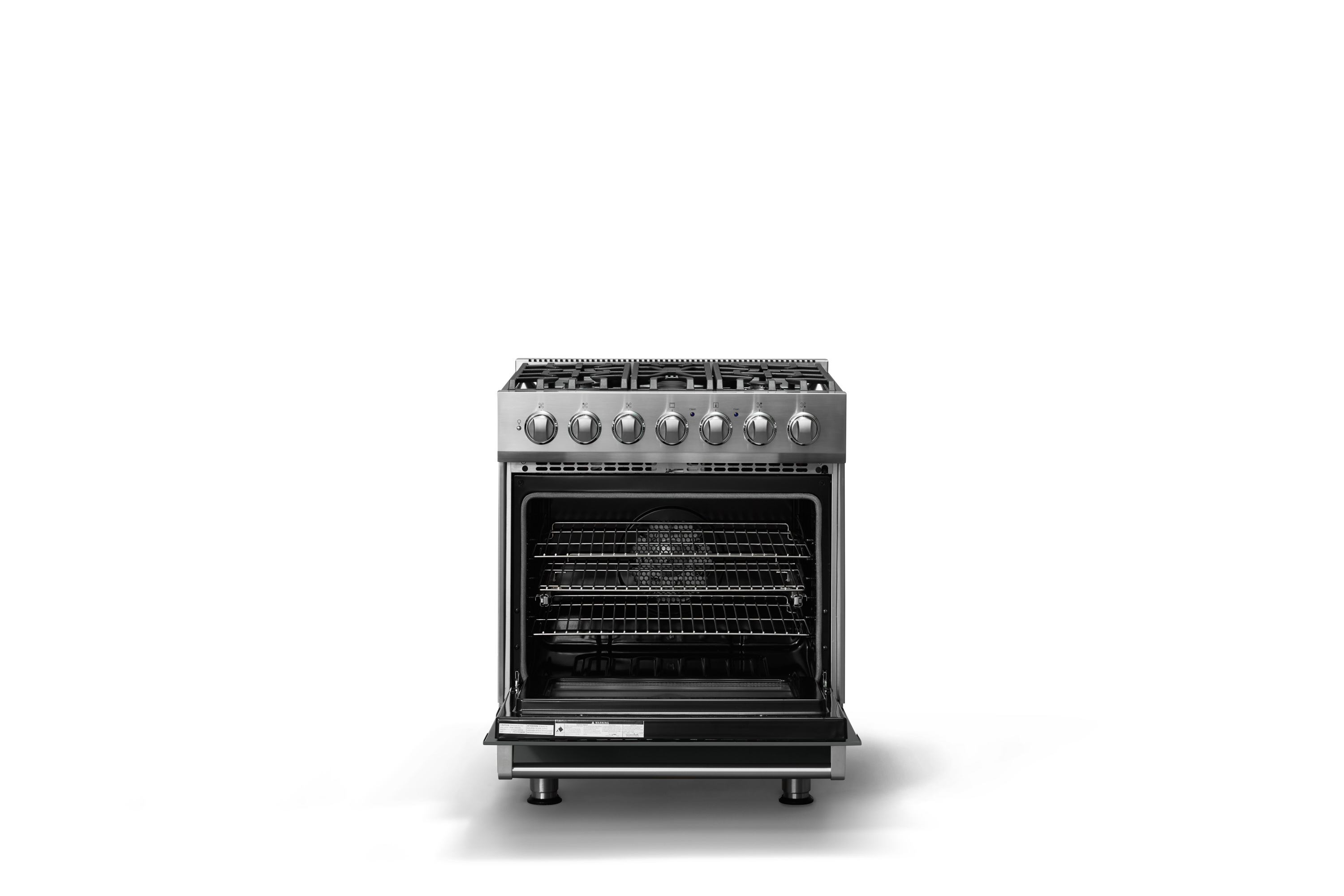 30"W. Self-Cleaning Dual Fuel Range RVDR33025BAN