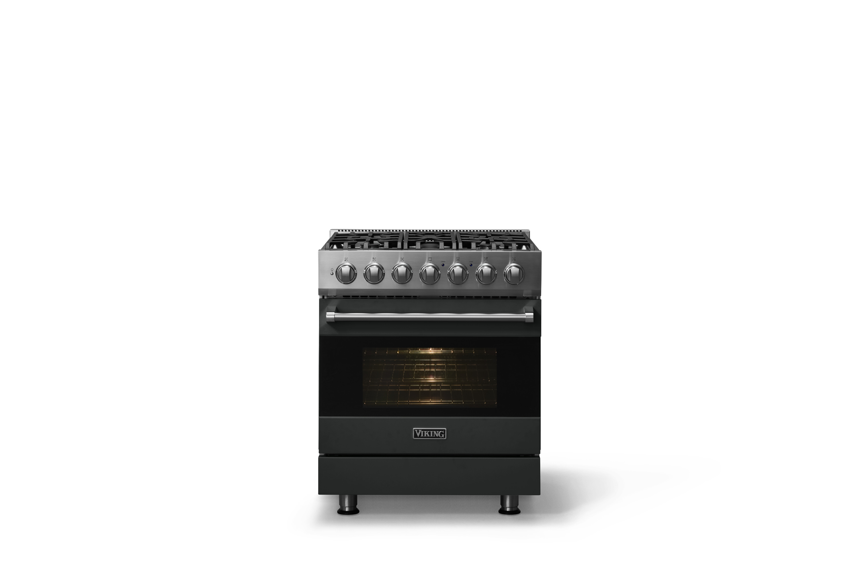 30"W. Self-Cleaning Dual Fuel Range RVDR33025BAN