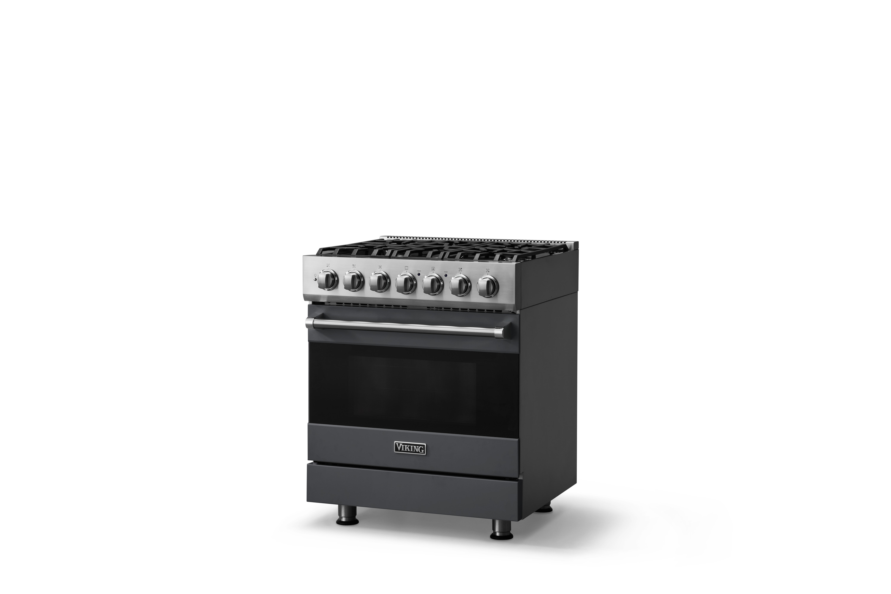 30"W. Self-Cleaning Dual Fuel Range RVDR33025BCSLP