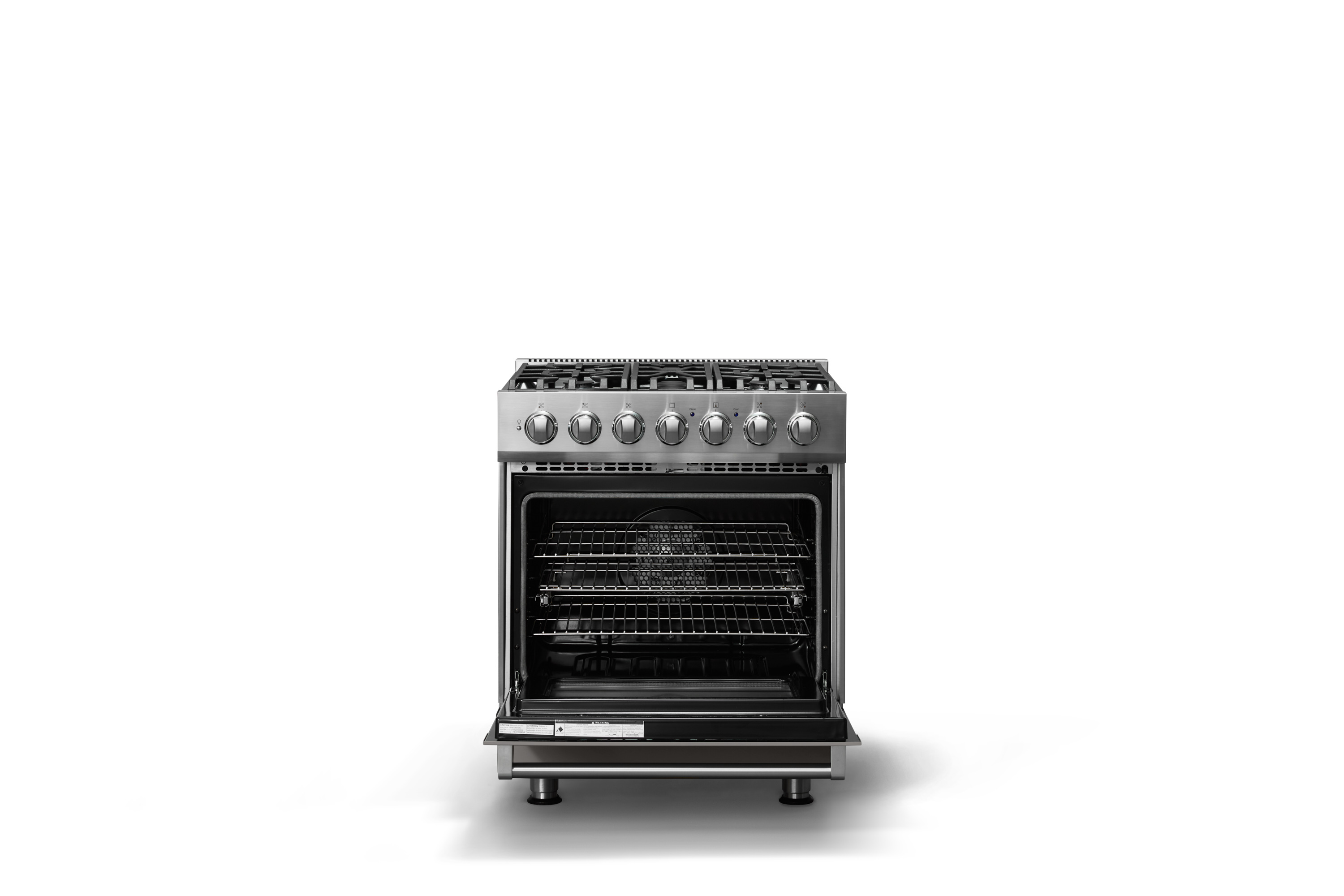 30"W. Self-Cleaning Dual Fuel Range RVDR33025BDGLP