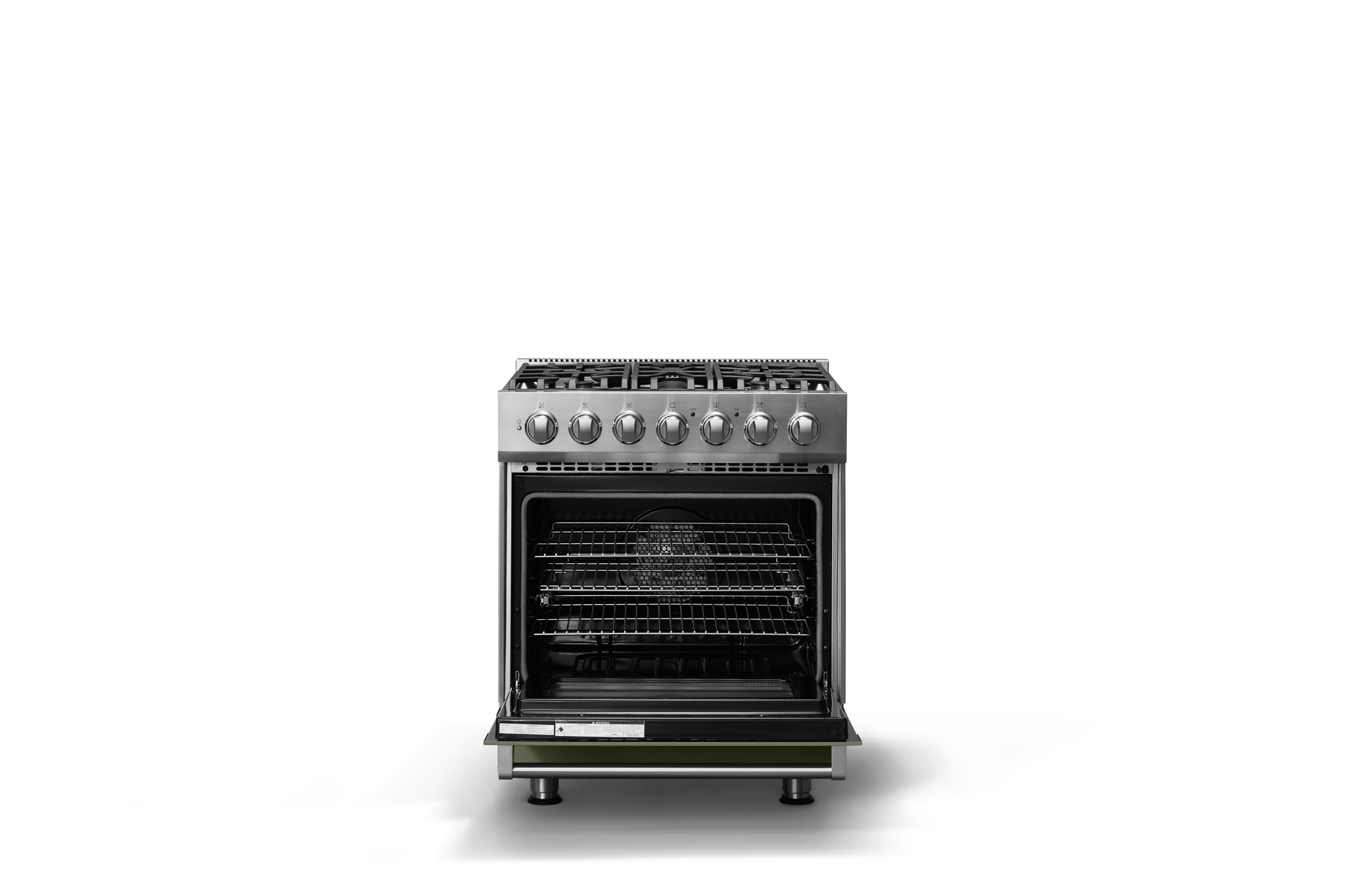 30"W. Self-Cleaning Dual Fuel Range RVDR33025BMALP