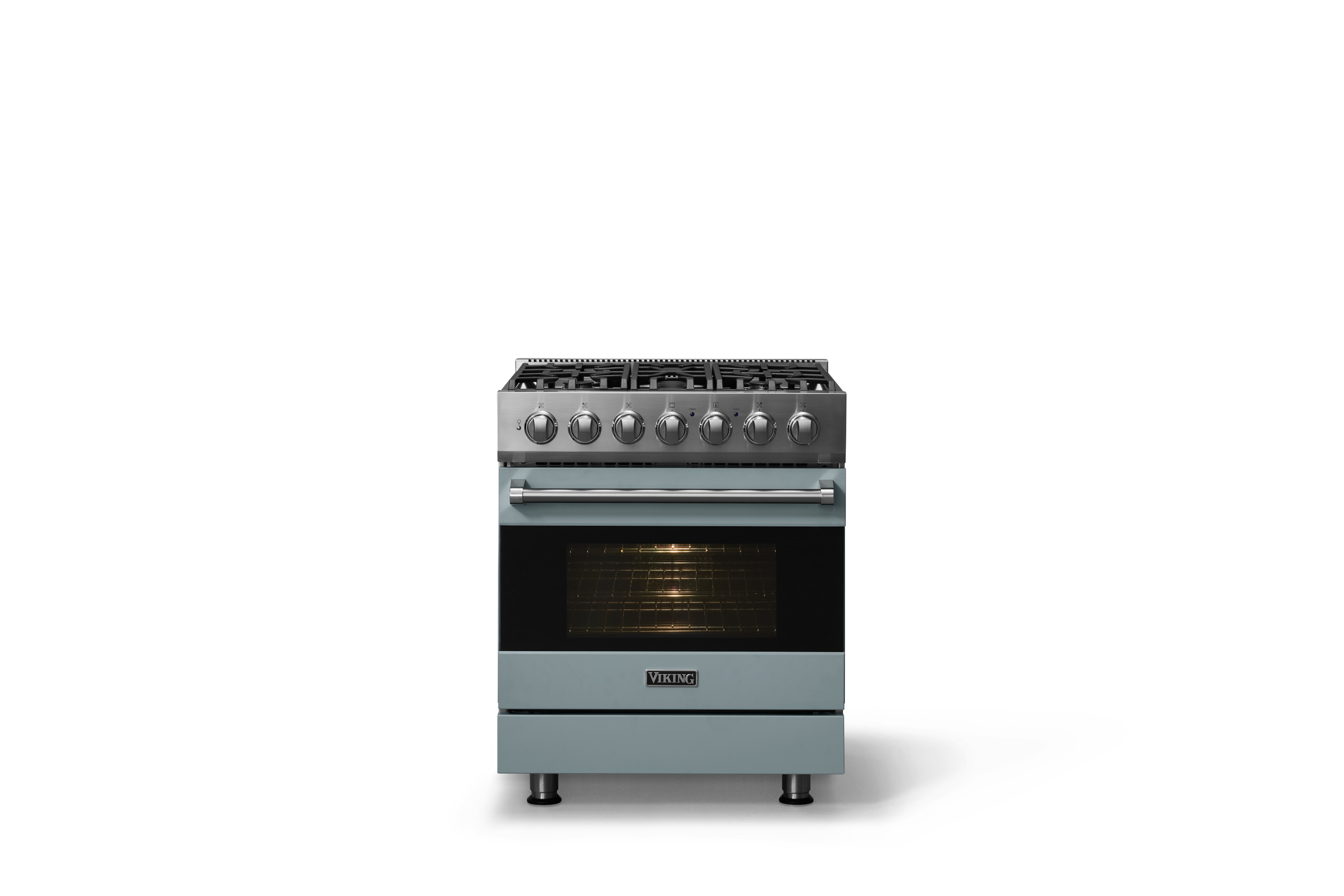 30"W. Self-Cleaning Dual Fuel Range RVDR33025BNSLP