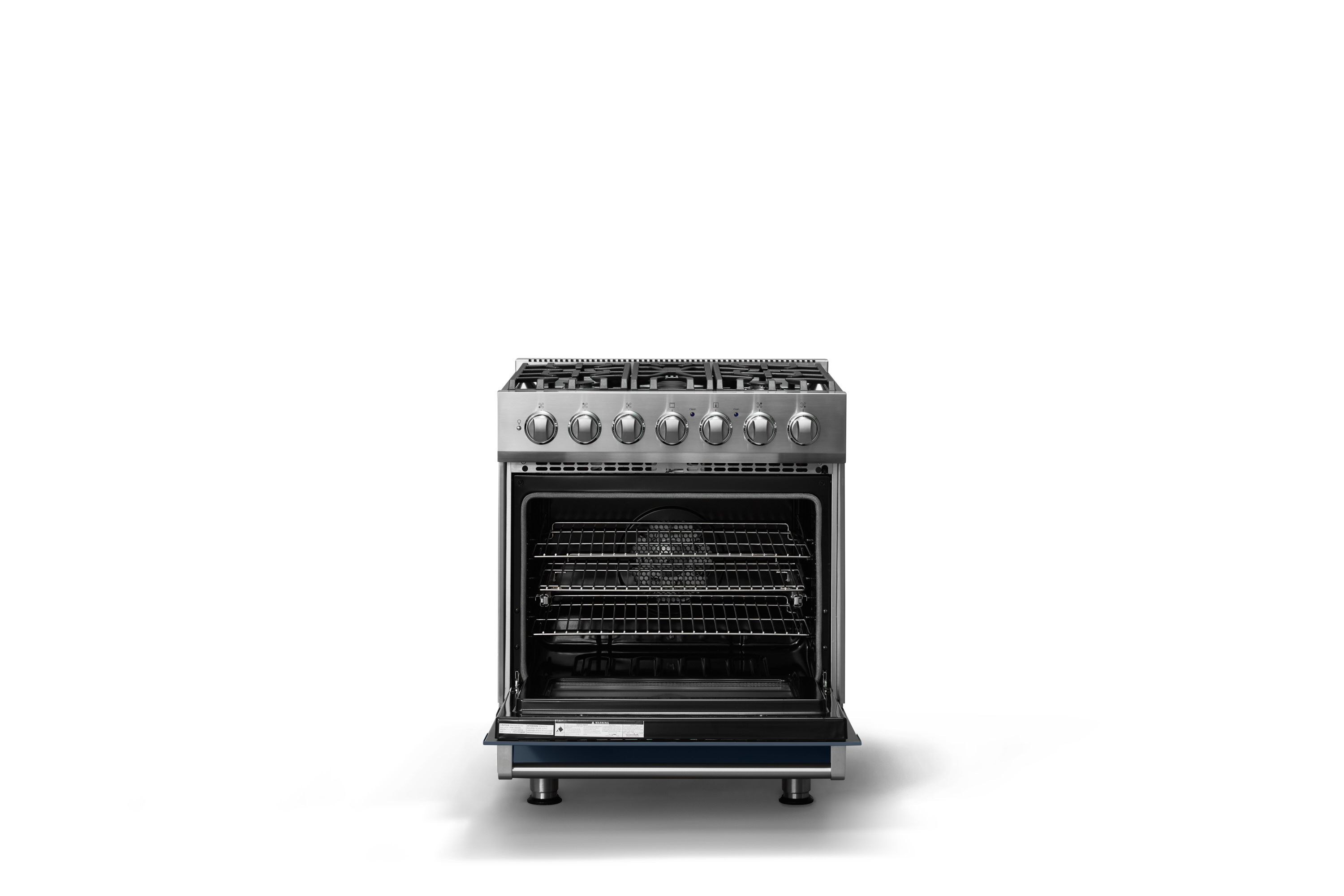 30"W. Self-Cleaning Dual Fuel Range RVDR33025BSBLP
