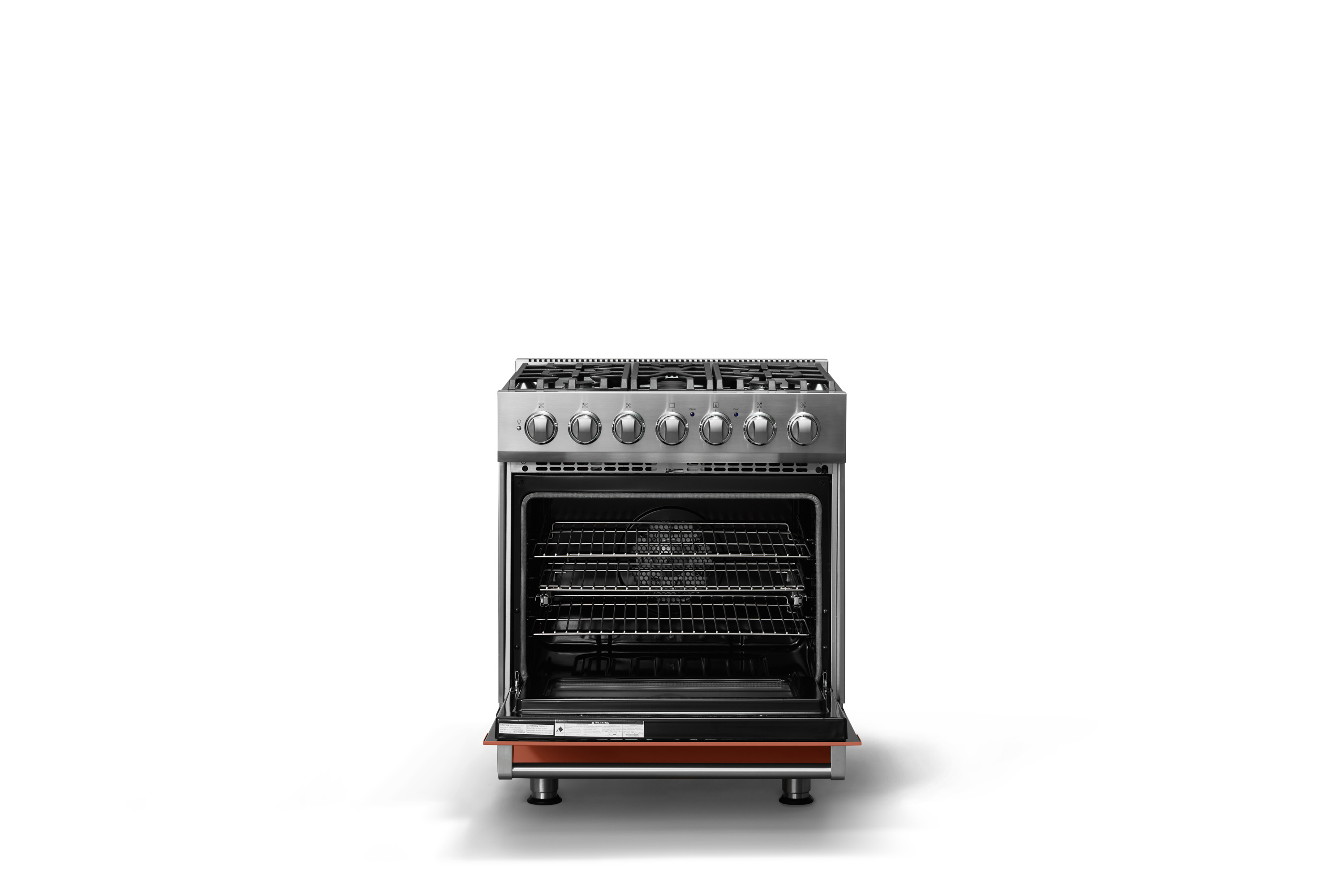 30"W. Self-Cleaning Dual Fuel Range RVDR33025BSCLP