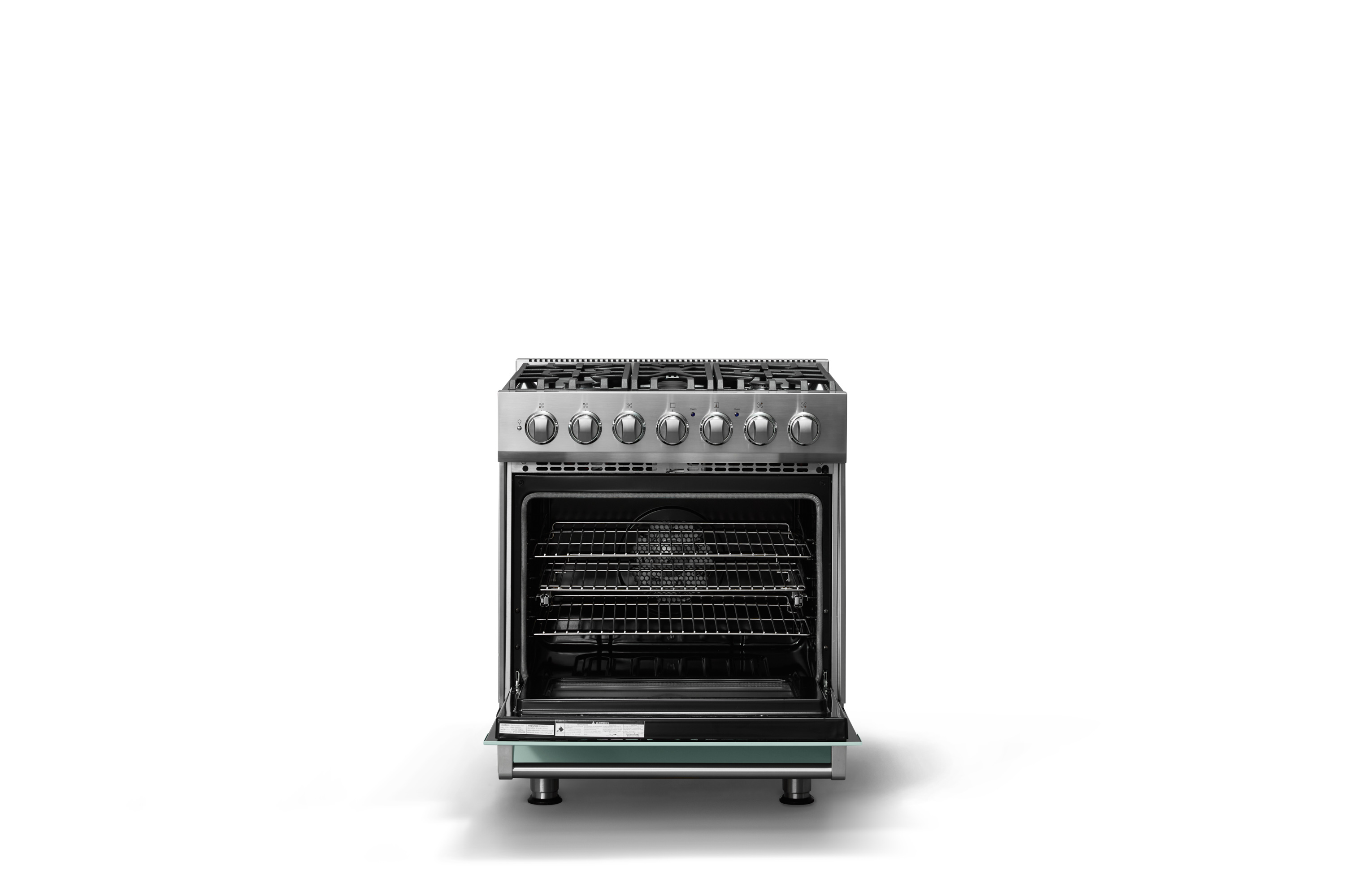30"W. Self-Cleaning Dual Fuel Range RVDR33025BSP
