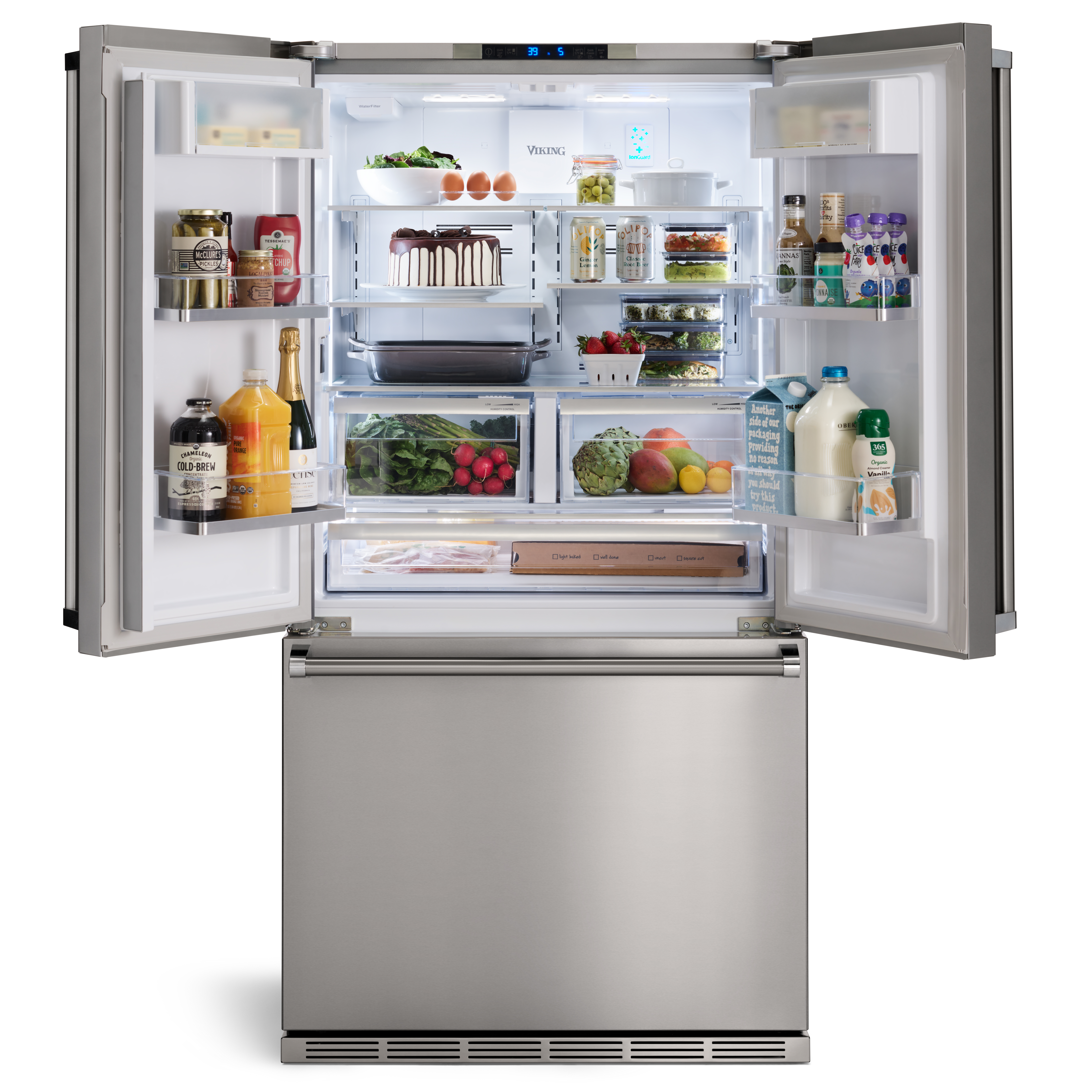 36"W. Freestanding French-Door Bottom Freezer RVFFR336SS