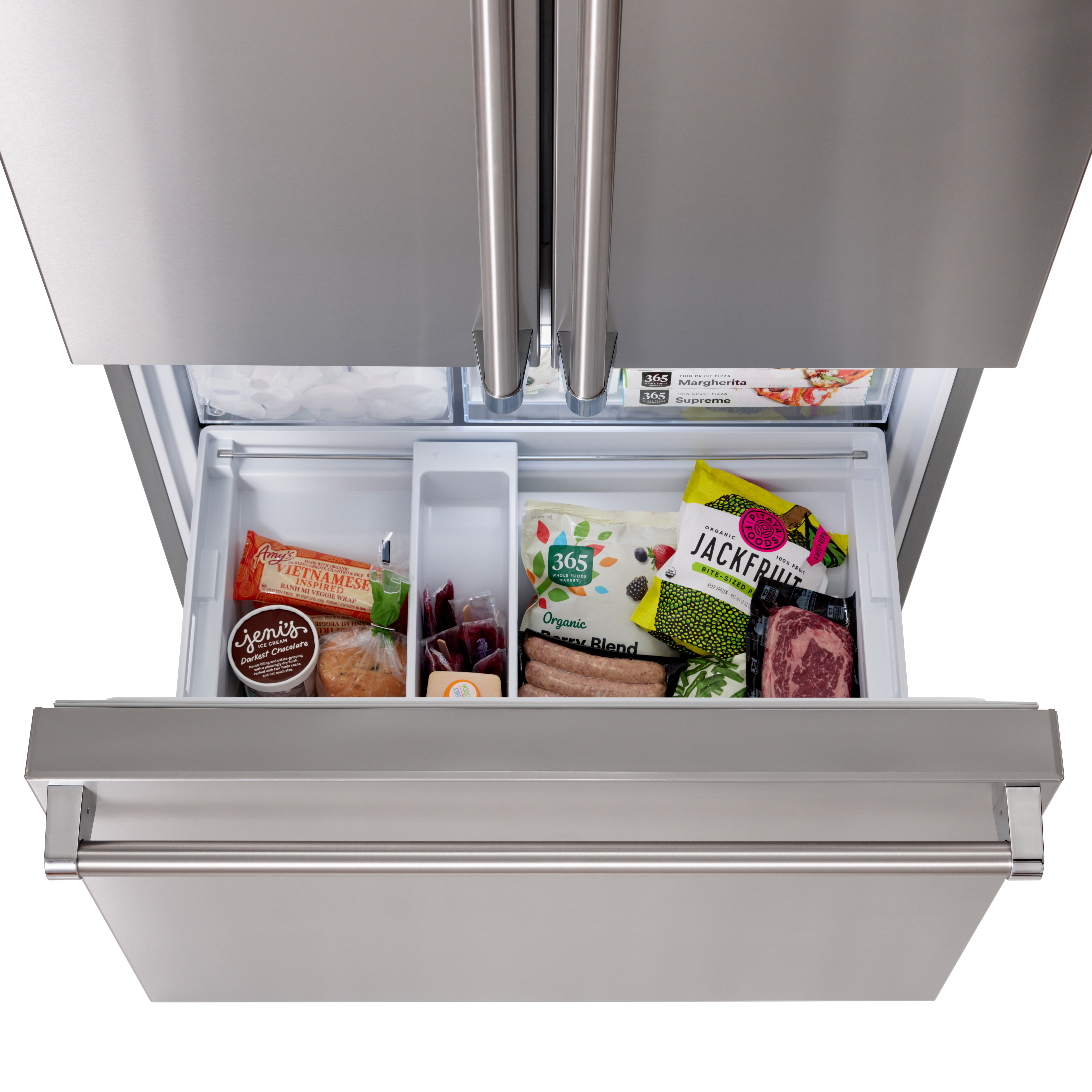 36"W. Freestanding French-Door Bottom Freezer RVFFR336SS
