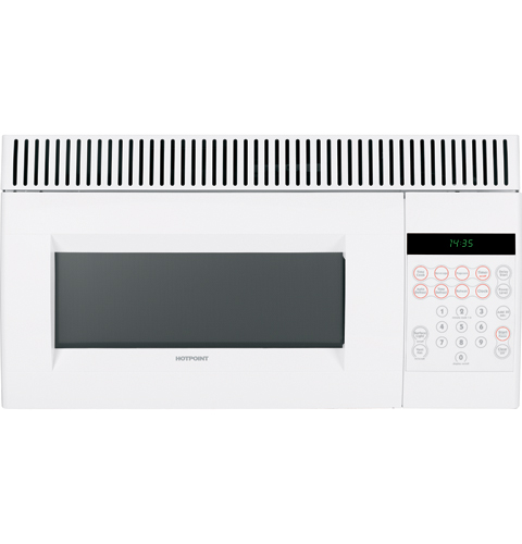 Hotpoint® 1.4 Cu. Ft. Over-the-Range Microwave Oven RVM1435WJ