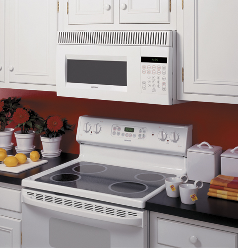 Hotpoint® 1.4 Cu. Ft. Over-the-Range Microwave Oven RVM1435WJ