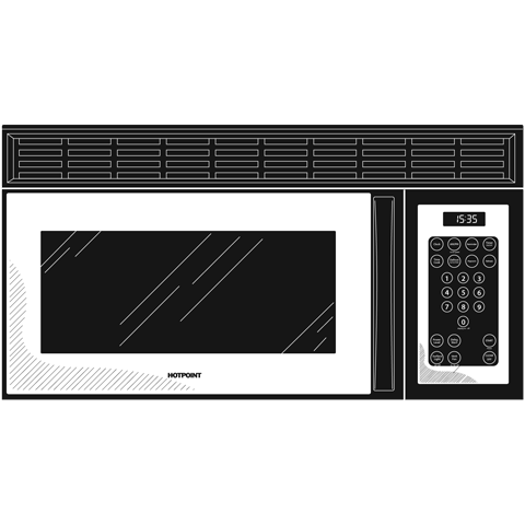 1.5 Cu. Ft. Over-the-Range Microwave Oven RVM1535MMSA