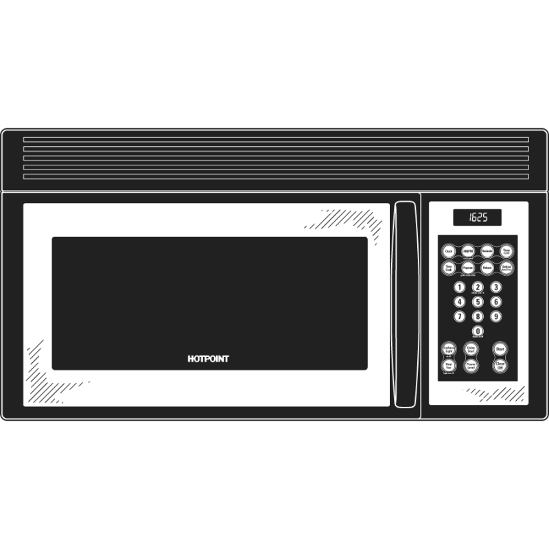 1.6 Cu. Ft. Over-the-Range Microwave Oven RVM1625SJ