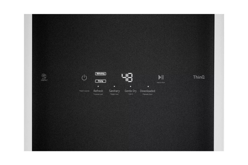 LG Styler® Smart wi-fi Enabled Steam Closet with TrueSteam® Technology and Exclusive Moving Hangers S3CW