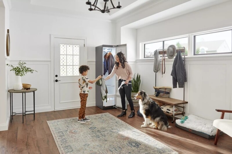 LG Styler® Smart wi-fi Enabled Steam Closet with TrueSteam® Technology and Exclusive Moving Hangers S3MFBN