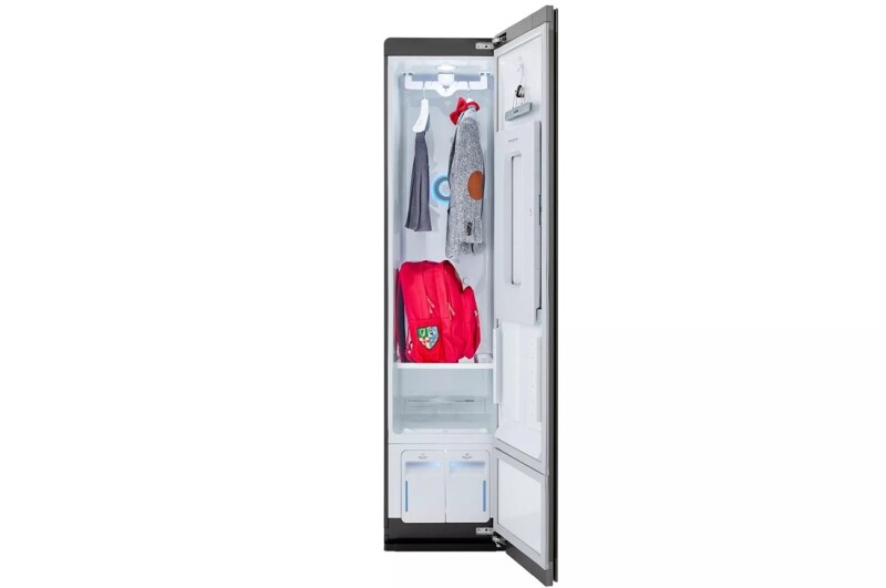LG Styler® Smart wi-fi Enabled Steam Closet with TrueSteam® Technology and Exclusive Moving Hangers S3MFBN