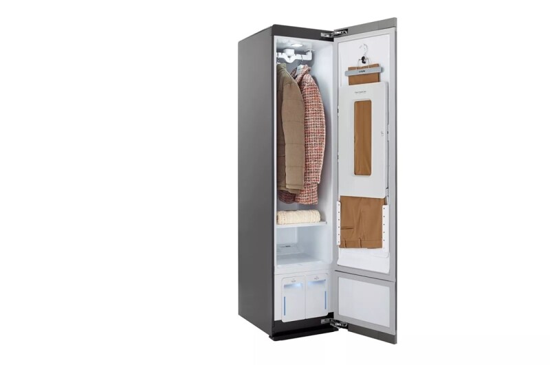 LG Styler® Smart wi-fi Enabled Steam Closet with TrueSteam® Technology and Exclusive Moving Hangers S3MFBN