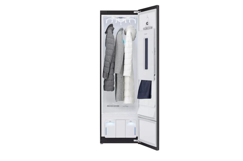 LG STUDIO Styler - Refresh Garments in Minutes with Smart wi-fi Enabled Steam Clothing Care System S5MSB