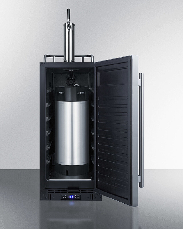 15" Wide Built-In Cold Brew Coffee Kegerator SBC15CF