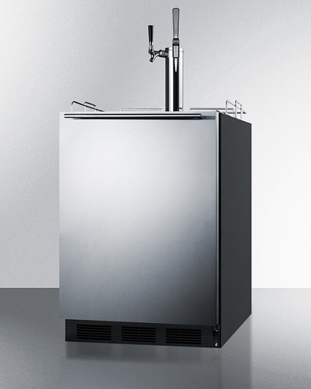 24" Wide Built-In Coffee Kegerator, ADA Compliant SBC58BLBIADACMTWIN