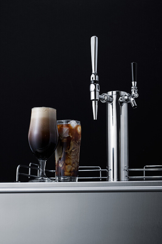 24" Wide Built-In Coffee Kegerator, ADA Compliant SBC58BLBIADACMTWIN