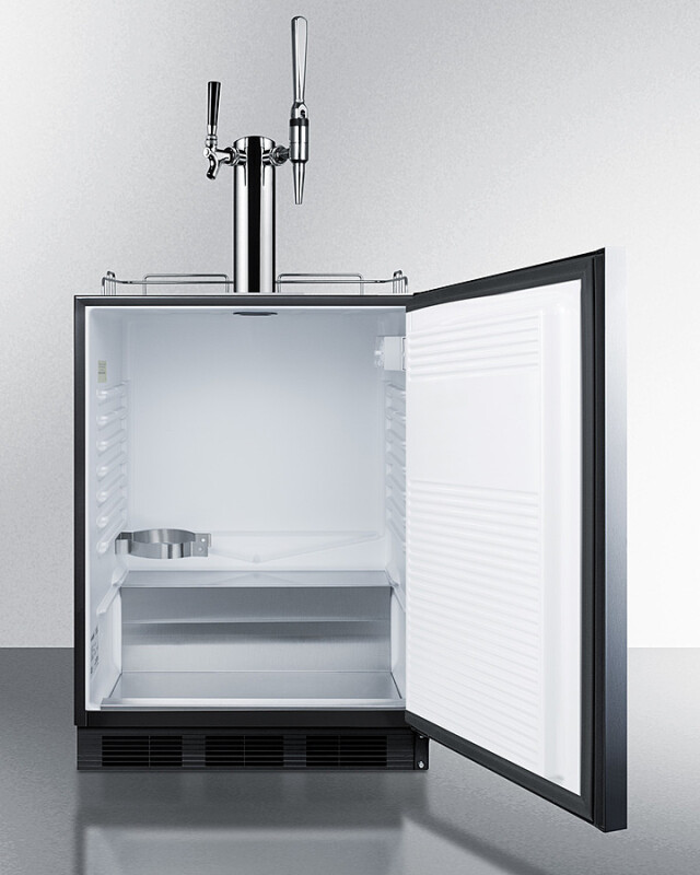 24" Wide Built-In Coffee Kegerator, ADA Compliant SBC58BLBIADACMTWIN