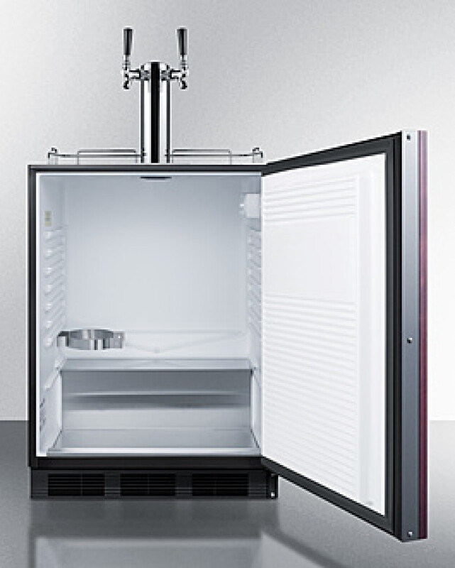 24" Wide Built-In Kegerator, ADA Compliant SBC58BLBIADAIF