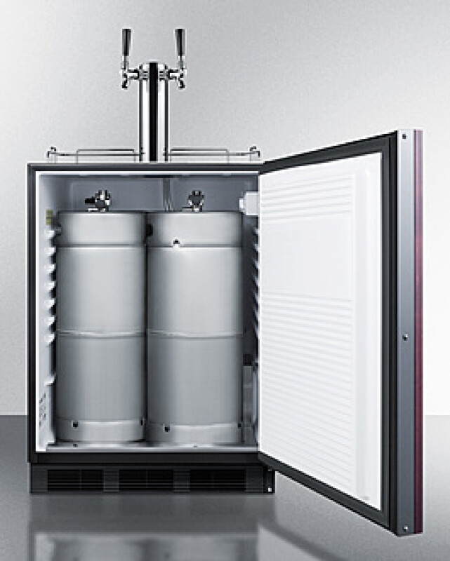 24" Wide Built-In Kegerator, ADA Compliant SBC58BLBIADAIF