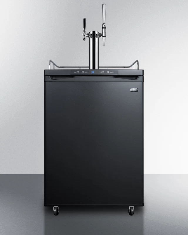 24" Wide Coffee Kegerator SBC635MCMTWIN