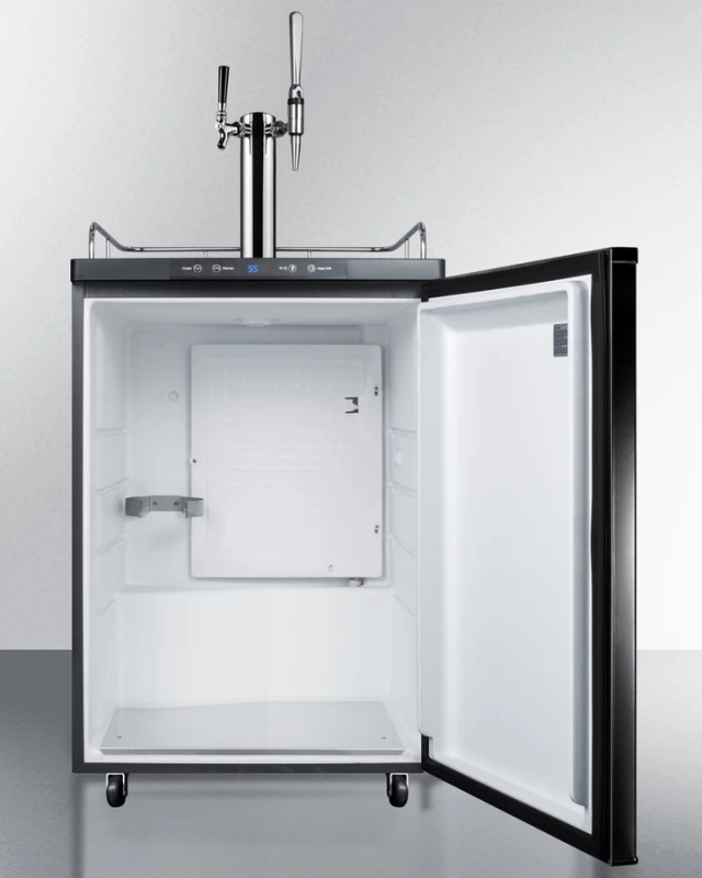 24" Wide Coffee Kegerator SBC635MCMTWIN