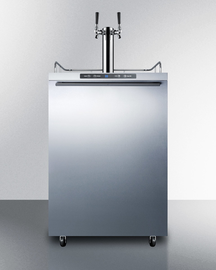 24" Wide Outdoor Kegerator SBC635MOSHHTWIN