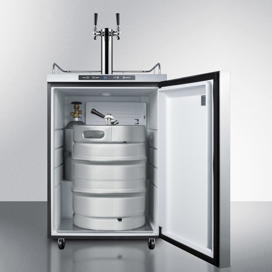 24" Wide Outdoor Kegerator SBC635MOSHHTWIN