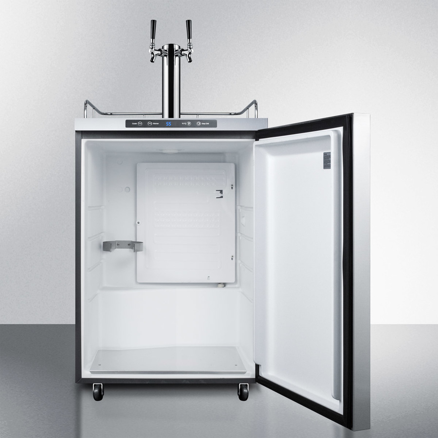 24" Wide Outdoor Kegerator SBC635MOSHHTWIN