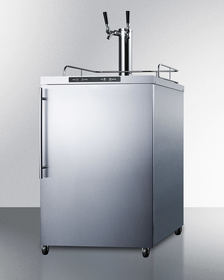 24" Wide Outdoor Kegerator SBC635MOSHVTWIN