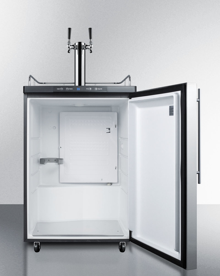 24" Wide Kegerator SBC635MSSHVTWIN