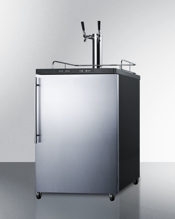 24" Wide Kegerator SBC635MSSHVTWIN