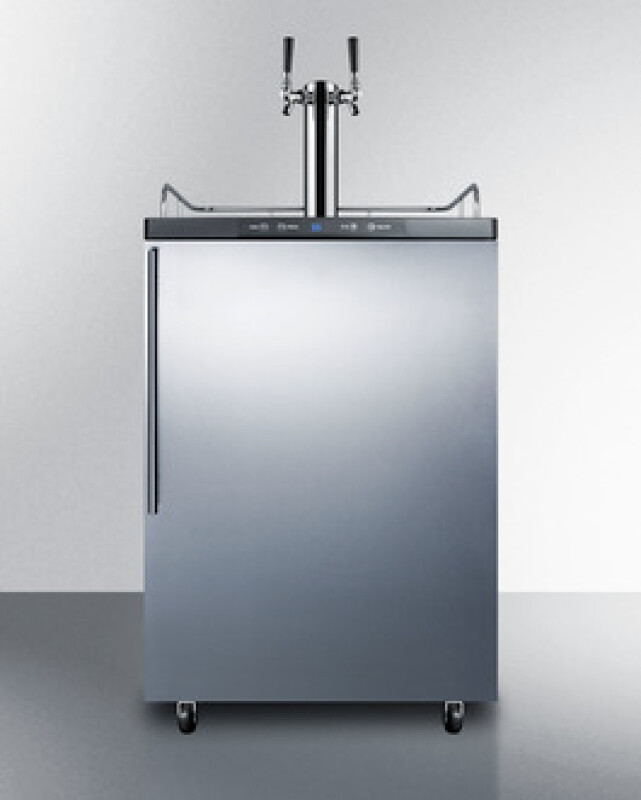 24" Wide Kegerator SBC635MSSHVTWIN