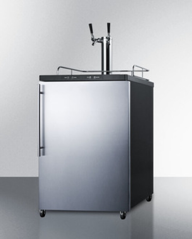 24" Wide Kegerator SBC635MSSHVTWIN