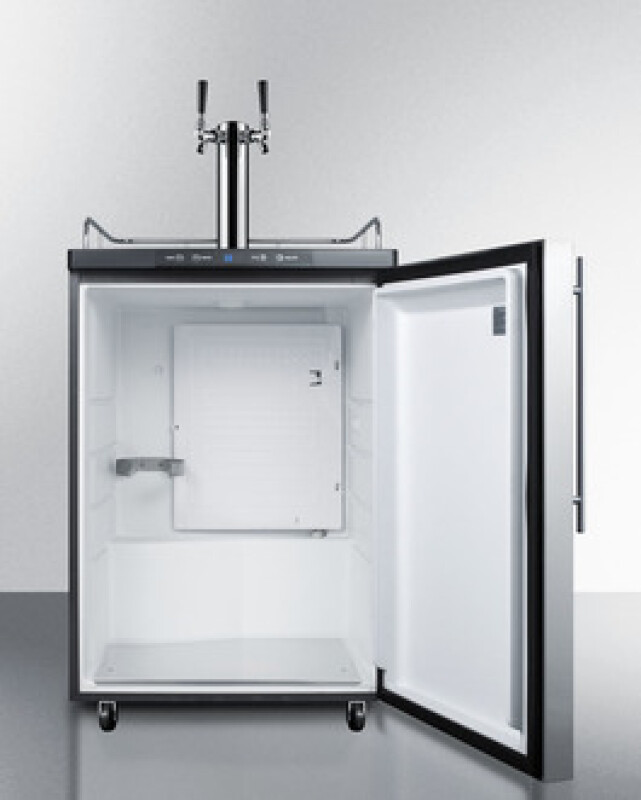 24" Wide Kegerator SBC635MSSHVTWIN