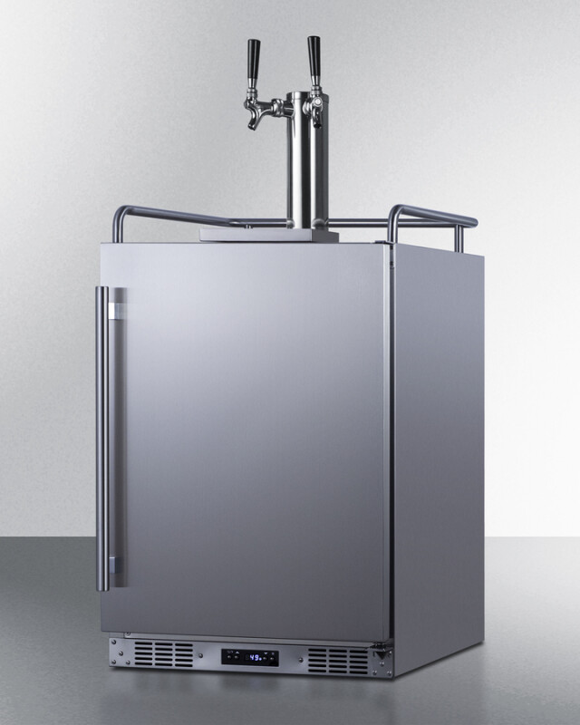 24" Wide Built-In Cold Brew Coffee Kegerator SBC682CFTWIN