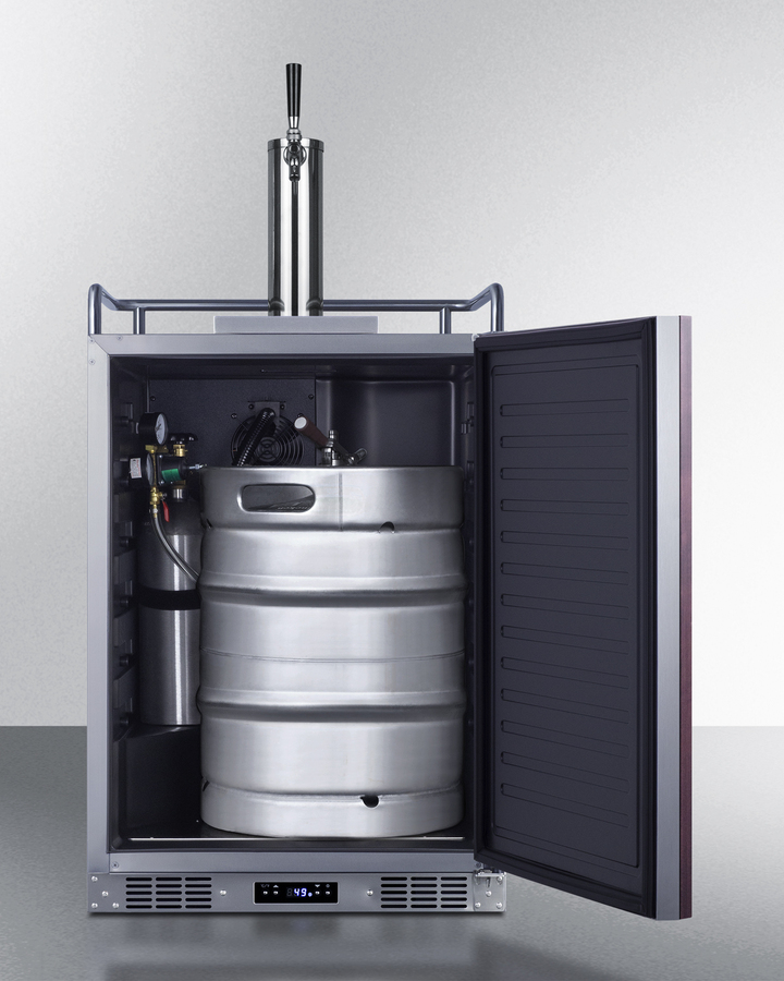 24" Wide Built-In Kegerator (Panel Not Included) SBC682PNR