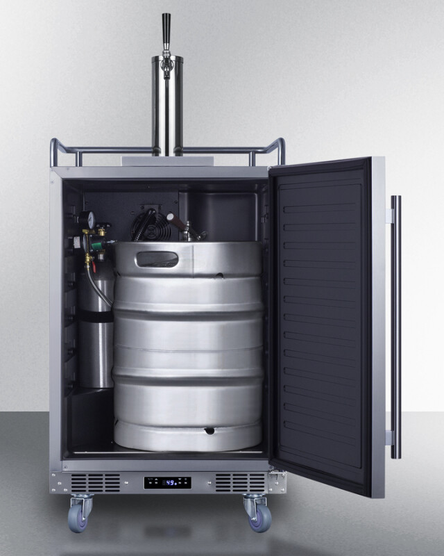 24" Wide Built-In Outdoor Beer Kegerator SBC683OS