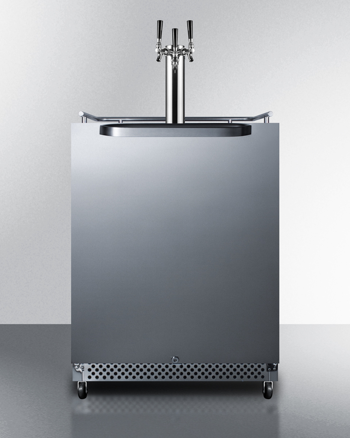 24" Wide Built-In Outdoor Kegerator SBC695OSTRIPLE