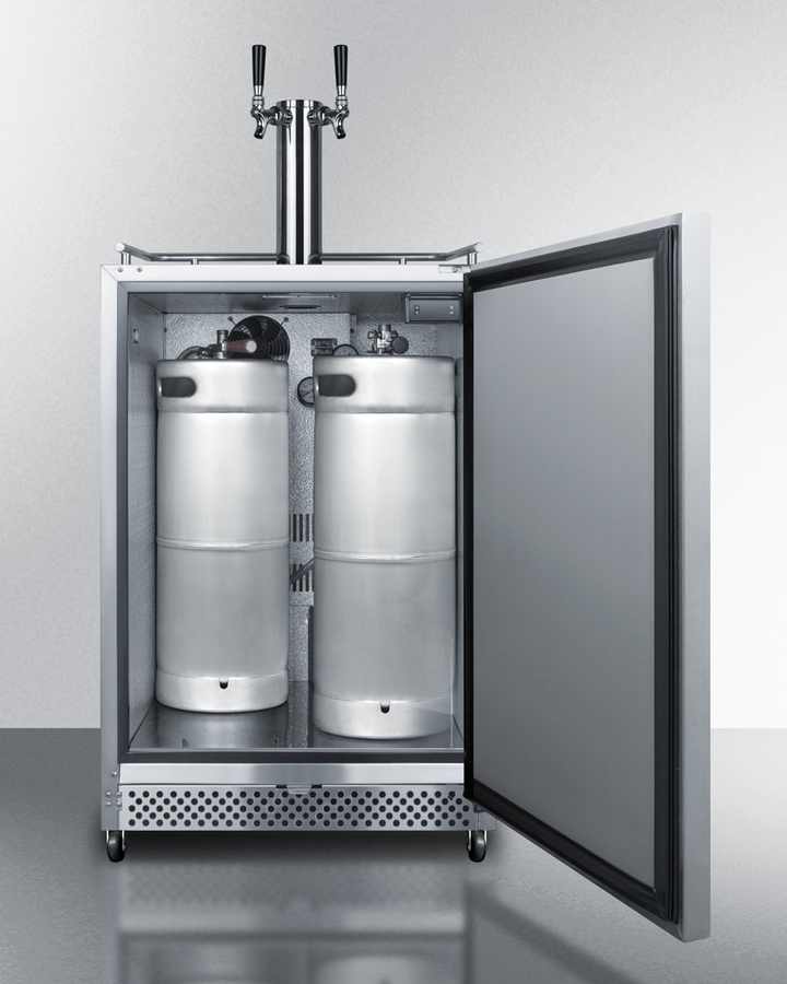 24" Wide Built-In Outdoor Wine Kegerator SBC695OSWKDTWIN