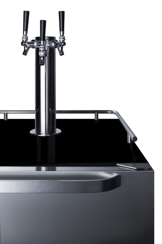 24" Wide Built-In Outdoor Kegerator SBC696OSTRIPLE